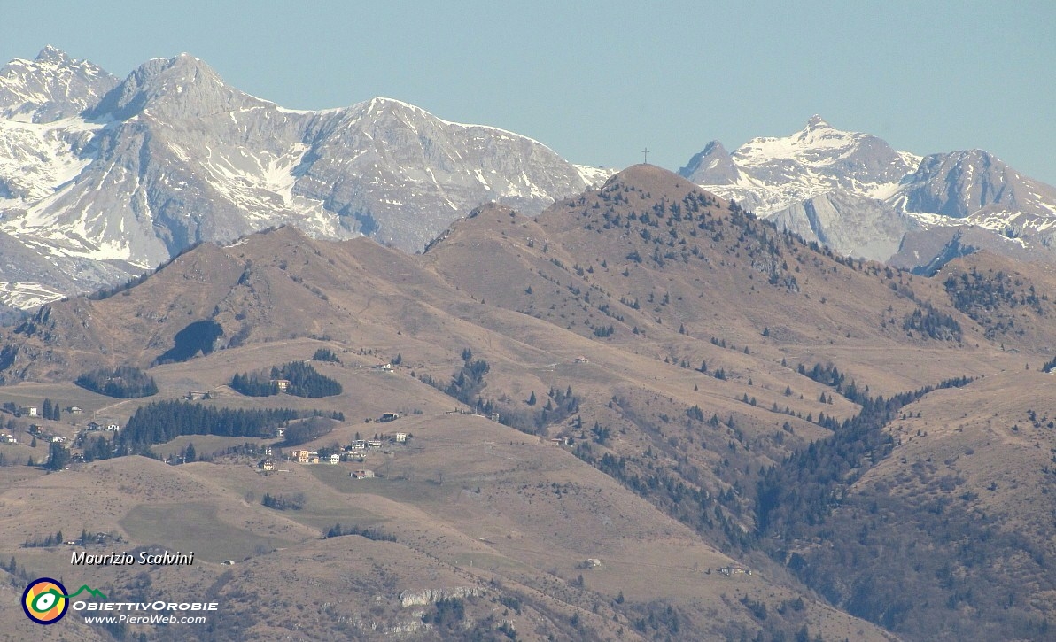 21 Il Pizzo Formico, alle sue spalle Ferrante , Ferrantino e sulla destra il Tornello....JPG